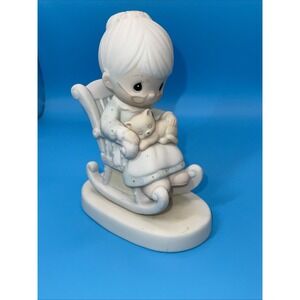 Vintage PRECIOUS MOMENTS Figurine ENESCO "The Purr-fect Grandma"‎ E-3109 1979